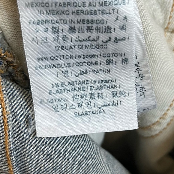 Guess Cropped Slim Straight Jeans Size 26 - Picture 9 of 11